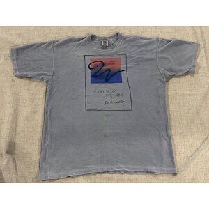 Vintage Wek Shirt Women’s Size XL Purple T-shirt I Come To The Sea To Breathe